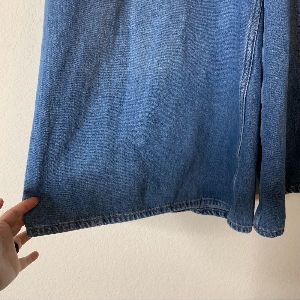 Pilcro Corset High-Rise Crop Culotte Jeans 28 - Picture 4 of 11